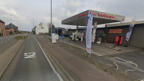 Het tankstation van Total Energies op de Tervuursesteenweg in Leefdaal Bertem