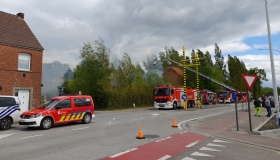 Brand Mechelsesteenweg Kampenhout april 2024