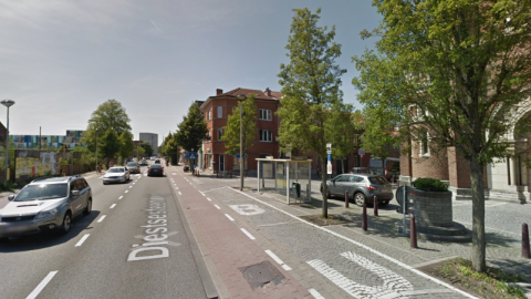 Heraanleg bushaltes op Diestsesteenweg: verkeer op één rijstrook