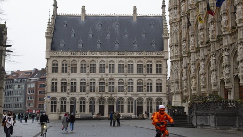 Grote Markt Tafelrond Stadhuis Leuven