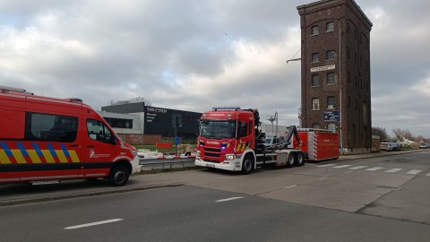 Brandweer Leuven Leuvense Vaart Wijgmaal oliespoor